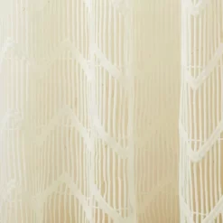 1pc 50"x84" Sheer Zig Zag Macrame Curtain Panel Cream - Opalhouse™ Designed With Jungalow™ -Home Decor Store GUEST 453c4af7 309c 4148 8efd 84874224d2bb