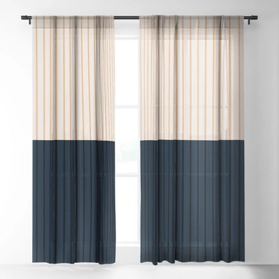 Color Poems Color Block LInes XXXX Single Panel Sheer Window Curtain - Society6 3 Color Poems Color Block LInes XXXX Single Panel Sheer Window Curtain - Society6