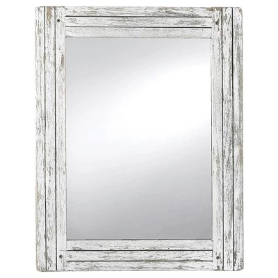 Rectangle Distressed Wood Frame Wall Mirror - Foreside Home & Garden 7 Rectangle Distressed Wood Frame Wall Mirror - Foreside Home & Garden - Image 5