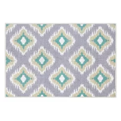 Sussexhome Tetra Collection Cotton Heavy Duty Low Pile Area Rug , 2' X 3' -Home Decor Store GUEST 48fd2a4d 31ac 4ac4 87b7 99e518c79a23