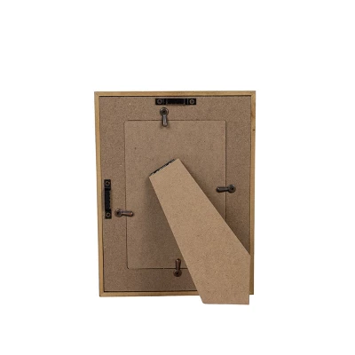 4X6 Inch Floral Picture Frame Tan Fabric Framed In Wood With MDF & Glass By Foreside Home & Garden 6 4X6 Inch Floral Picture Frame Tan Fabric Framed In Wood With MDF & Glass By Foreside Home & Garden - Image 4