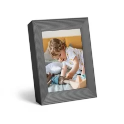 9" Mason Graphite Digital Photo Frame Black - Aura Home