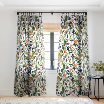 Marta Barragan Camarasa Wild Colorful Jungle FN5 Single Panel Sheer Window Curtain - Deny Designs 8 Marta Barragan Camarasa Wild Colorful Jungle FN5 Single Panel Sheer Window Curtain - Deny Designs - Image 6