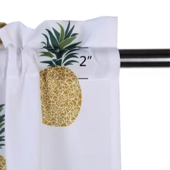Trinity Pineapple Tier Curtains 24 Inches Length For Kitchen Bathroom Window 9 Trinity Pineapple Tier Curtains 24 Inches Length For Kitchen Bathroom Window -Home Decor Store GUEST 4dd8369e d000 49bf bd73 273c8f9531f5