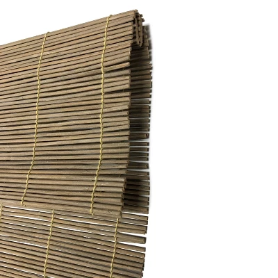 96" X 72" Outdoor Imperial Matchstick Rayon From Bamboo Cord-Free Natural Rollup Blinds Driftwood - Radiance 3 96" X 72" Outdoor Imperial Matchstick Rayon From Bamboo Cord-Free Natural Rollup Blinds Driftwood - Radiance