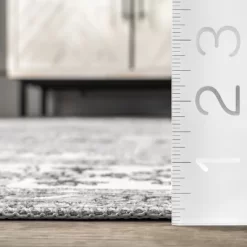 NuLOOM Ren Vintage Floral Machine Washable Area Rug -Home Decor Store GUEST 50f43d9d 3011 4865 a3da b62b034792f4