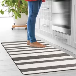 World Rug Gallery Contemporary Striped Anti-Fatigue Standing Mat -Home Decor Store GUEST 51534f19 cb6e 406a b24c e02aec1dbf7e