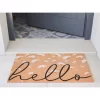 Shiraleah "Hello" Daisy Doormat