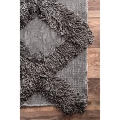 NuLOOM Francene Diamond Trellis Shag Area Rug -Home Decor Store GUEST 5369926c e037 4e26 bb2c 926046e62521