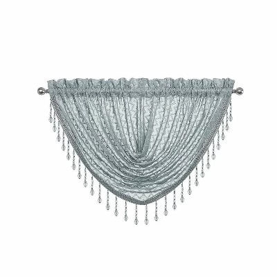 Kate Aurora Elegant Crystal Beaded Chevron Design Window Valance 7 Kate Aurora Elegant Crystal Beaded Chevron Design Window Valance - Image 5
