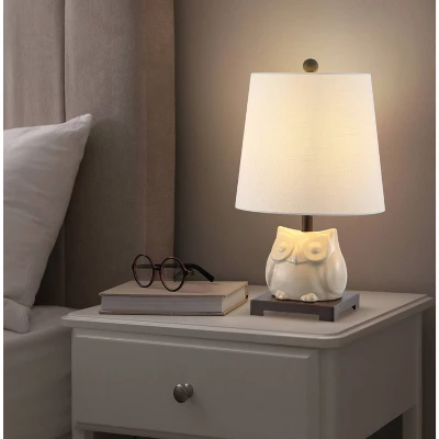 16" Justina Ceramic Mini LED Table Lamp (Includes LED Light Bulb) - JONATHAN Y 4 16" Justina Ceramic Mini LED Table Lamp (Includes LED Light Bulb) - JONATHAN Y - Image 2