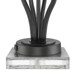 360 Lighting Heather Modern Accent Table Lamps Set Of 2 With Square Risers 22 1/2" High Iron USB And AC Power Outlet In Base Off White Glass For Desk 9 360 Lighting Heather Modern Accent Table Lamps Set Of 2 With Square Risers 22 1/2" High Iron USB And AC Power Outlet In Base Off White Glass For Desk -Home Decor Store GUEST 540fc094 2743 40d9 896a 91bf2d75d8ab