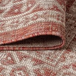 Sinjuri Medallion Textured Weave Indoor/Outdoor Area Rug - JONATHAN Y -Home Decor Store GUEST 544a38d9 af72 4115 934f 7a1fcff419bf