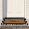Northlight Black And Natural Coir Rectangular "Welcome" Doormat 22" X 48" -Home Decor Store GUEST 552c1c78 2445 4461 8266 7a5ed174d638