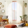 1pc Sheer Banded Geo Macrame Window Curtain Panel White - Opalhouse™ Designed With Jungalow™ 1 1pc Sheer Banded Geo Macrame Window Curtain Panel White - Opalhouse™ Designed With Jungalow™ -Home Decor Store GUEST 5558f3f4 e289 4fce 89ab ad882207829f