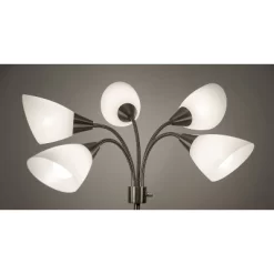 5 Headed Floor Lamp Satin Touch - Adesso -Home Decor Store GUEST 56d958a1 4a2e 4f77 95c8 96c1dbd8aa79