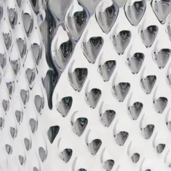 11.81" Tall Petite Hammered Square Bedside Table Desk Lamp With White Fabric Shade Silver - Simple Designs -Home Decor Store GUEST 57ea87ba b2b4 4b6b b65d 285d83f29ecc