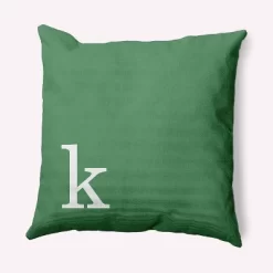 16"x16" Modern Monogram 'k' Square Throw Pillow - E By Design -Home Decor Store GUEST 5923fb83 b997 41a5 b0dd 07ee61d65422