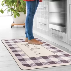 World Rug Gallery Gather Plaid Anti-Fatigue Standing Mat -Home Decor Store GUEST 5a7f2c7b 1a59 4183 aaf7 82768606f119