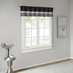18"x50" Salem Polyoni Pintuck Window Valance - Madison Park -Home Decor Store GUEST 5c31db80 5065 4858 8f2a 201100d80f1b