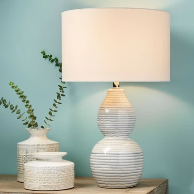 Catalina Wave Table Lamp White - Splendor Home 6 Catalina Wave Table Lamp White - Splendor Home - Image 4