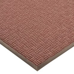 3'x5' Solid Doormat Burgundy - HomeTrax -Home Decor Store GUEST 669a6791 a973 464f a72a dfa4ff41915e