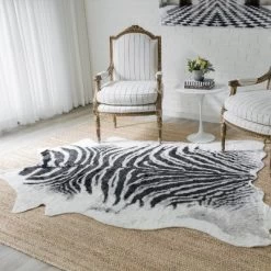 Acadia Zebra Acrylic And Area Rug - Erin Gates By Momeni -Home Decor Store GUEST 67dfc092 ce15 4889 ae29 4ca9effe6008