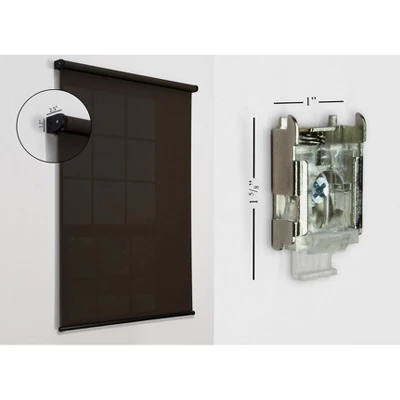 Linen Avenue Cordless 1% Solar Screen Standard Roller Shade, Shadow And Beige 6 Linen Avenue Cordless 1% Solar Screen Standard Roller Shade, Shadow And Beige - Image 4