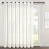 Home Boutique Farmhouse Textured Grommet Sheer Window Curtain Panel White Single 115x84 -Home Decor Store GUEST 69565555 1a79 4184 b26c af3a08f2af09