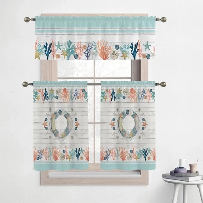 Laural Home Coastal Reef 3-Pc. Kitchen Tier Set 3 Laural Home Coastal Reef 3-Pc. Kitchen Tier Set