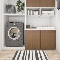 World Rug Gallery Contemporary Striped Anti-Fatigue Standing Mat -Home Decor Store GUEST 6c78b1c1 ea4d 4391 8580 6ee33b769af0