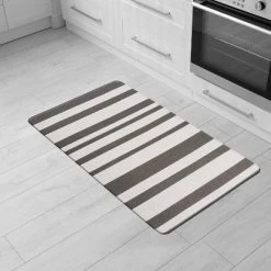 World Rug Gallery Contemporary Striped Anti-Fatigue Standing Mat -Home Decor Store GUEST 6c876b19 4c94 46d2 9c8a 22f889b506df