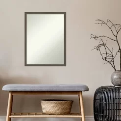 20" X 26" Non-Beveled Svelte Clay Gray Wood Wall Mirror - Amanti Art 15 20" X 26" Non-Beveled Svelte Clay Gray Wood Wall Mirror - Amanti Art -Home Decor Store GUEST 6d1f9a40 7700 496f b7a1 cffbb96e1cb9