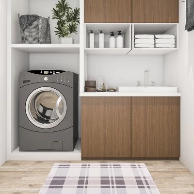 World Rug Gallery Plaid Anti-Fatigue Standing Mat 8 World Rug Gallery Plaid Anti-Fatigue Standing Mat - Image 6