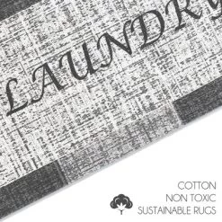 Sussexhome Non Skid Cotton Washable Laundry Room Runner Rug, 20" X 59" -Home Decor Store GUEST 6e19520e 06a0 4613 8f2f 15850f2c9666