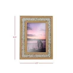 4X6 Inch Floral Picture Frame Tan Fabric Framed In Wood With MDF & Glass By Foreside Home & Garden 11 4X6 Inch Floral Picture Frame Tan Fabric Framed In Wood With MDF & Glass By Foreside Home & Garden -Home Decor Store GUEST 6e8c5483 b34b 4b5c b304 fe7db6ace15a