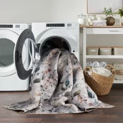 Nourison Washables Contemporary Floral Indoor Non-Skid Area Rug -Home Decor Store GUEST 6ef33328 afbf 4b8e 900e b24045dcfe20