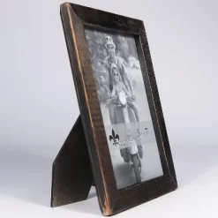 Lawrence Frames 5"W X 7"H Charlotte Weathered Black Wood Picture Frame 745557