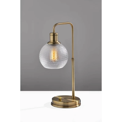 Barnett Globe Table Lamp Antique Brass - Adesso 3 Barnett Globe Table Lamp Antique Brass - Adesso