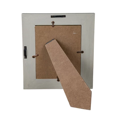 Distressed 5X7 Photo Frame Gray Wood, MDF & Glass - Foreside Home & Garden 5 Distressed 5X7 Photo Frame Gray Wood, MDF & Glass - Foreside Home & Garden - Image 3