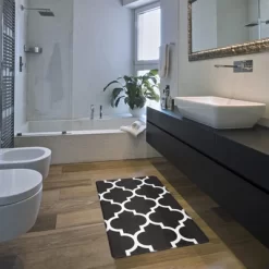 World Rug Gallery Contemporary Modern Trellis Anti Fatigue Standing Mat -Home Decor Store GUEST 791ca39d 9475 44e2 8ba2 f8572e5d71d4