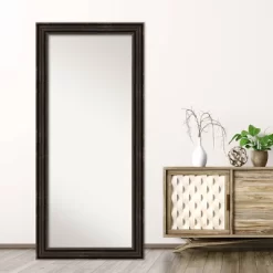 30" X 66" Non-Beveled Stately Bronze Full Length Floor Leaner Mirror - Amanti Art -Home Decor Store GUEST 7abdffed e58d 4eff b2bf ae0c2eebbfa8