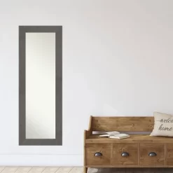 20" X 54" Non-Beveled Rustic Plank Gray Full Length On The Door Mirror - Amanti Art 16 20" X 54" Non-Beveled Rustic Plank Gray Full Length On The Door Mirror - Amanti Art -Home Decor Store GUEST 7b012f66 c7a9 44d9 8b68 029ad6f821e3