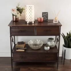 Tree Bark Pattern Uplight Table Lamp Medium Silver (Includes LED Light Bulb) - Lavish Home -Home Decor Store GUEST 7be0d27a 98e8 4387 b067 f137fad73f9c