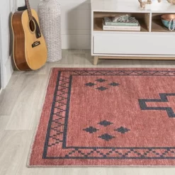 Korsa Geometric Medallion Machine-Washable Area Rug - JONATHAN Y -Home Decor Store GUEST 7cf2f277 f5ad 4860 b4f8 16dee9e68fbd