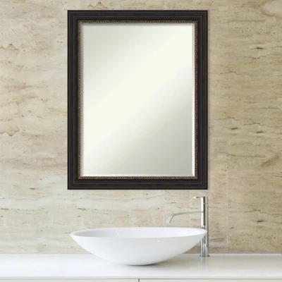 Amanti Art Accent Bronze Narrow Petite Bevel Bathroom Wall Mirror 27.5 X 21.5 In. 9 Amanti Art Accent Bronze Narrow Petite Bevel Bathroom Wall Mirror 27.5 X 21.5 In. - Image 7