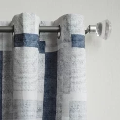 Takumi Geometric Blocks Light Filtering Grommet Top Curtain Panel - No. 918