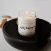 Sweet Water Decor Oh Baby Ecru Label 9oz Clear Jar Soy Candle 1 Sweet Water Decor Oh Baby Ecru Label 9oz Clear Jar Soy Candle -Home Decor Store GUEST 825dfbf1 a43d 4e96 b39b e442070ab8fd