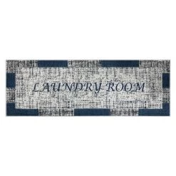 Sussexhome Non Skid Cotton Washable Laundry Room Runner Rug, 20" X 59" -Home Decor Store GUEST 83c9d3fc cb3b 430b 98ff e5b00358203a