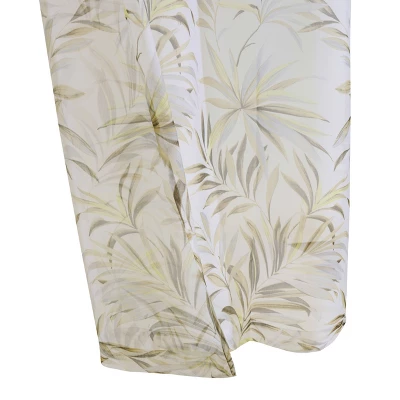 84"x54" Azores Sheer Grommet Outdoor Curtain Panel Yellow - Outdoor Décor 6 84"x54" Azores Sheer Grommet Outdoor Curtain Panel Yellow - Outdoor Décor - Image 4